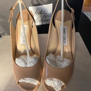 Jimmy Choo Slingback shoes patent leather
